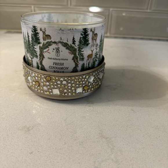 Bath and Body Works Gems 3 wick candle holder sleeve - Picture 8 of 9